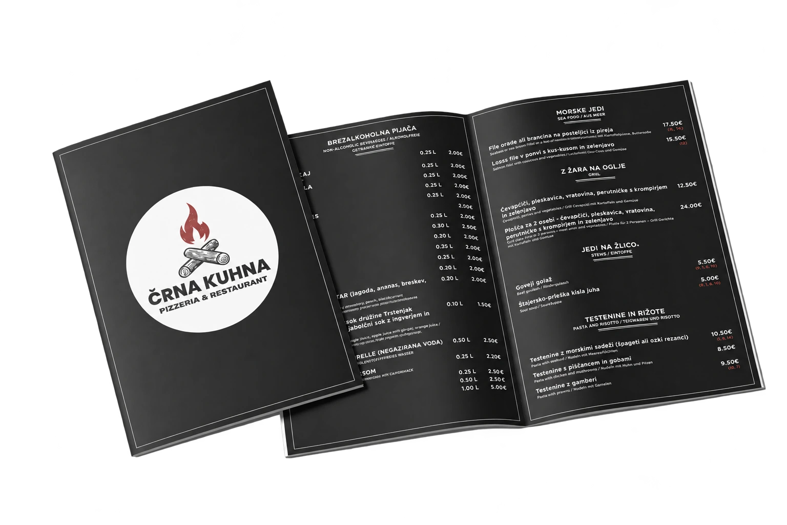 Jedilniki in jedilni listi – primer 5
