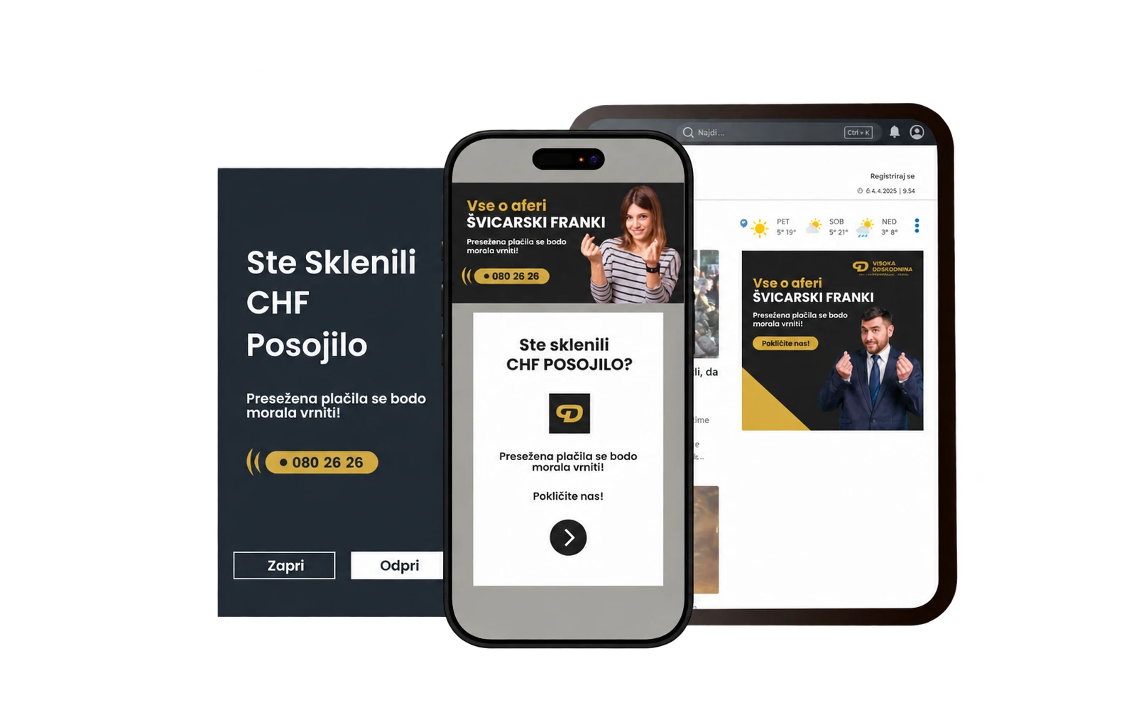 Spletno oglaševanje Google ads – primer 1