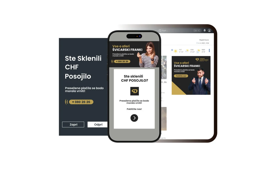 Spletno oglaševanje Google ads – primer 1